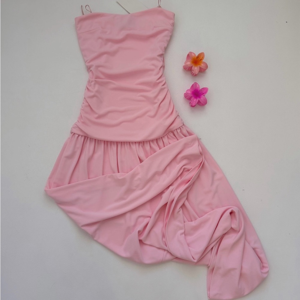ZARA MIDI DRESS STRAPLESS